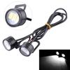 2pcs/Pair 12V Motorcycle Eagle Eye Flash Light For Moto LED Strobe Lights Warning Brake Aluminum Shell Lamp Spotlight