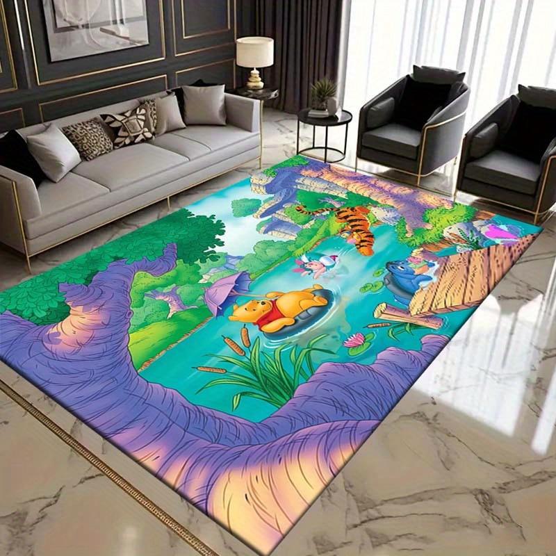 1pc Winnie The Pooh and Friends Carpet Durable Non-Slip, Perfect for Indoor & Outdoor Living, Bedroom, Office, and More,