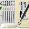 Diamond Large Capacity Black Gel Pen 0.38mm - Ultra Fine Student & Signature Pen