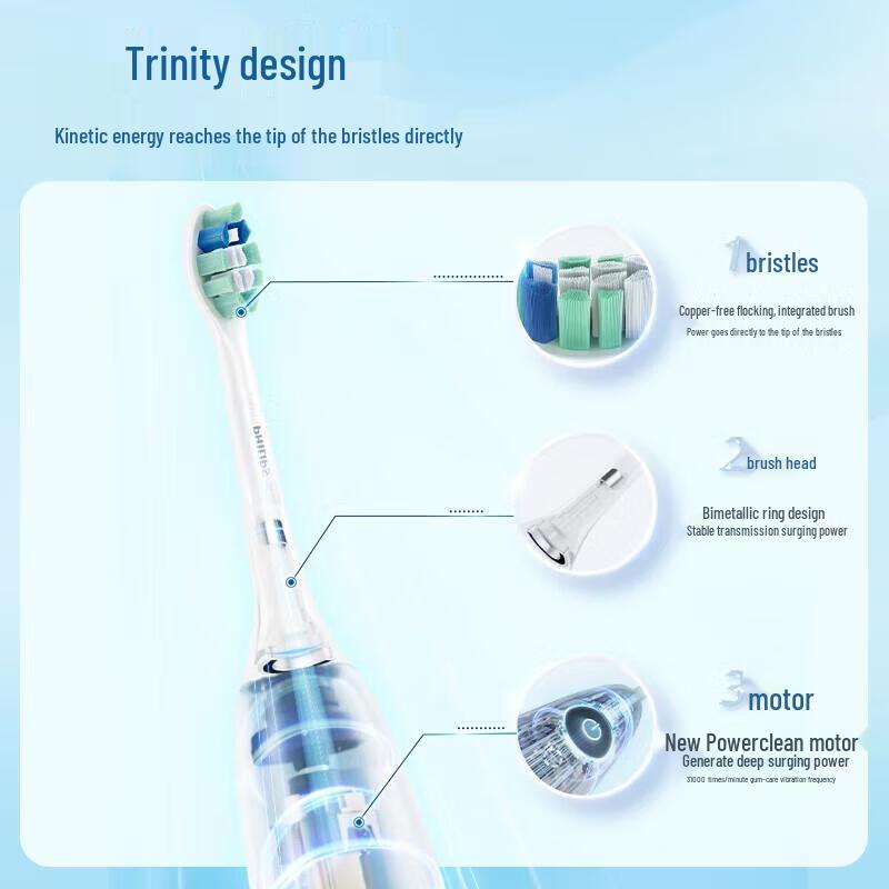 Philips DiamondClean 3 Series Sonic Electric Toothbrush CN Plug (adapter Included)