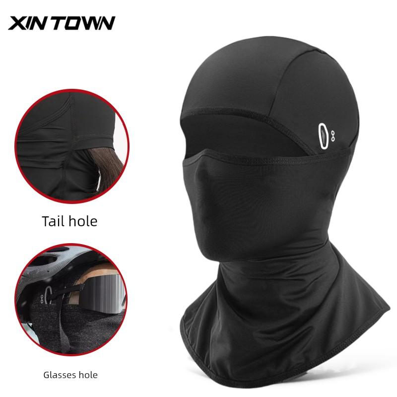 Sun Protection Hat Outdoor Fishing Ice Silk Scarf Summer Windproof Men Cycling Mask Sun-Proof Hood Cover Full Face Dustproof