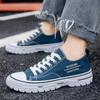 Frühling Sommer Leichte Atmungsaktive Low-Top Sneaker Mode Canvas Schuhe Koreanische Version des Trends des Hong Kong Stils Lässige Herrenschuhe