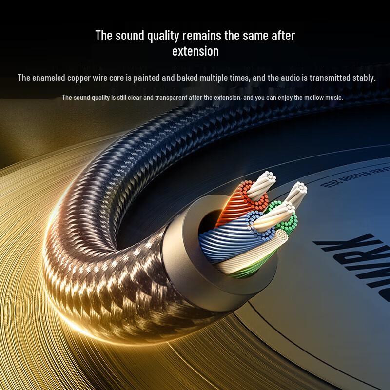 Ugreen Przedłużacz audio 3,5 mm z mikrofonem - 2M