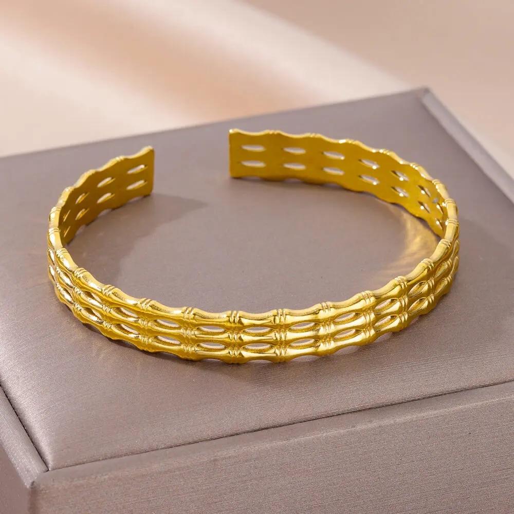 Vintage hadí náramek pro ženy náramek z nerezové oceli had otevírací náramek zvířecí estetická móda Šperky pulseras mujer