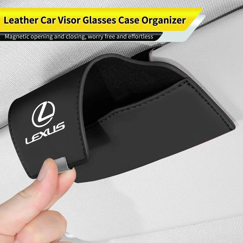 Car Visor Glasses Holder Magnetic Sunglasses Storage Box Interior For Lexus UX250h RX450h CT200h RX400h NX300h RX350 RX300 GX ABO1