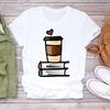 Summer Tee Top Fashion T-shirt Clothing Casual Sweet Love Panda Spring Short Sleeve Women Print Lady Female Graphic T-shirt