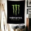 Monster Energy Wall Tapestry Aesthetic Wall Hanging Printed Fabric Blanket Decorative Tapestries for Bedroom Living Room Home Decor