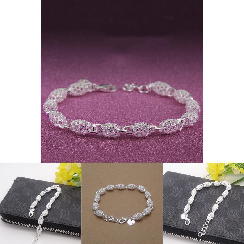 Elegant Jewelry Gifts Women Bracelets With Sparkling Rhinestones And Hollow Bangles