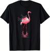 Pink Flamingo Breast Cancer Awareness T-shirt