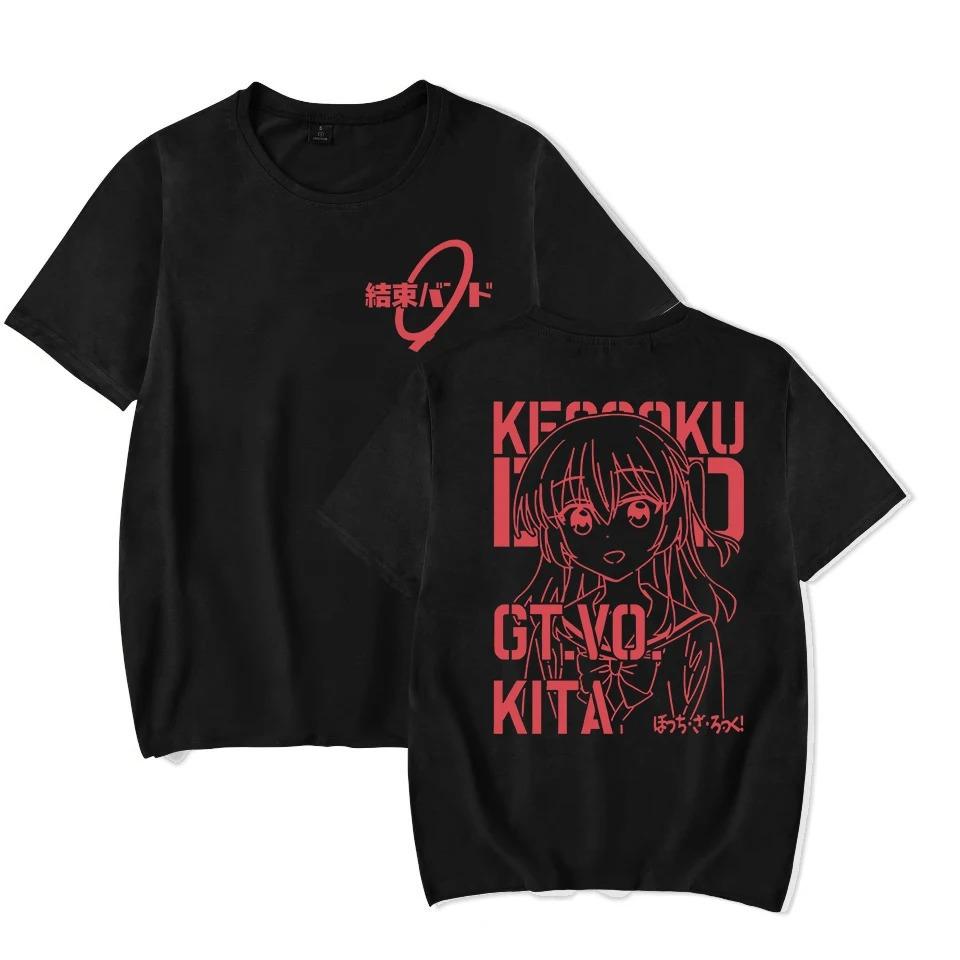 Comfortable Hip Hop Pattern Short Sleeve TShirt Classic Special Edition Bocchi the Rock Gotou Hitori Manga Anime TShirt