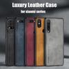 Husă moale din piele PU de lux din piele de oaie pentru Xiaomi Mi 8 9 10 10T Lite 9Se Pro A3 A1 A2 9T Note 10 Mix 2s 3 4 Husă mată din spate