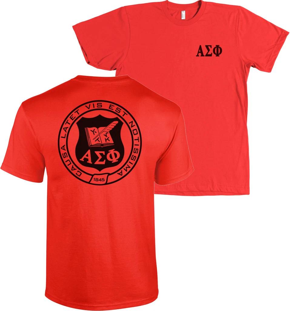 Alpha Sigma Phi Fraternity Bella + Canvas Shirt Seal - MORE COLORS