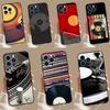 Vinyl DJ Record Art Cover For IPhone 18 13 12 Mini 11 14 15 16 Pro Max XS X XR 7 8 14 15 16 Plus Phone Case