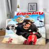Ferdinand Cartoon Printed Blanket Picnic Blankets Warm Blanket Soft and Comfortable Blanket Home Travel Birthday Gift