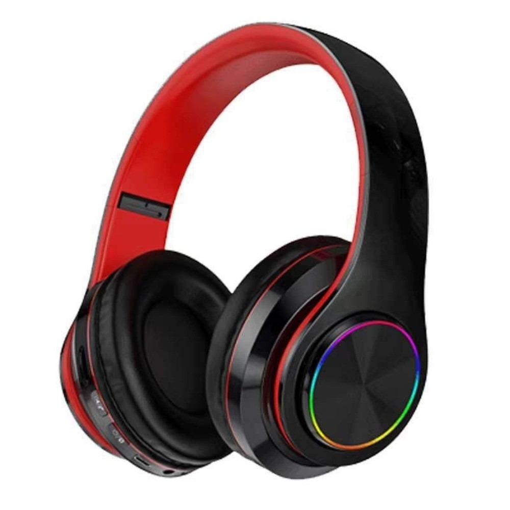 RGB Lighting Noise Cancelling Headphones HIFI Audio Wireless Headphones  Sports Use