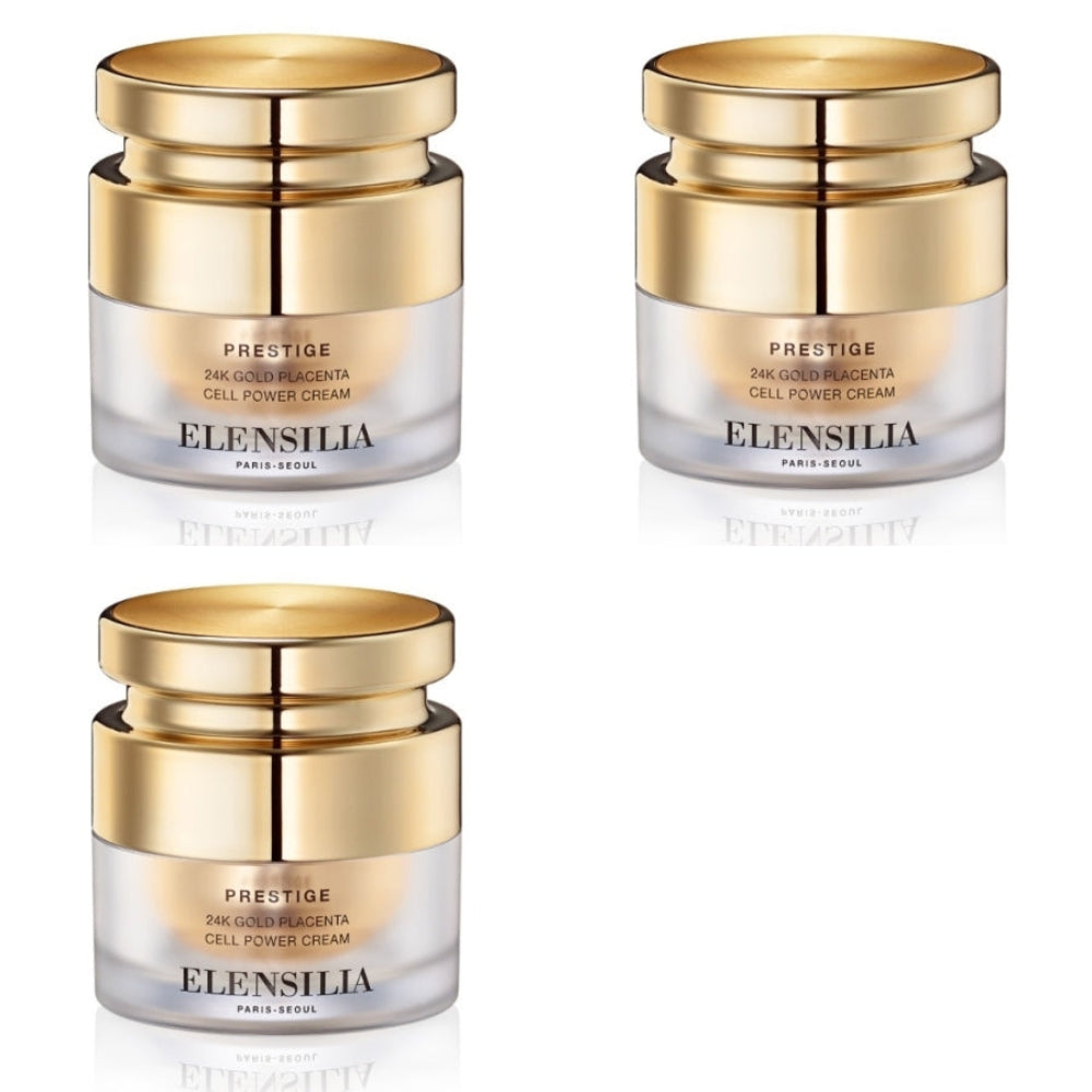 Elensilia Prestige 24K Gold Placenta Cell Power Cream 50ml*1Peça/2Peças/3Peças/4Peças