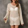 Women's Cover Up Edge Hollow Beach Cover Up Loose Dress