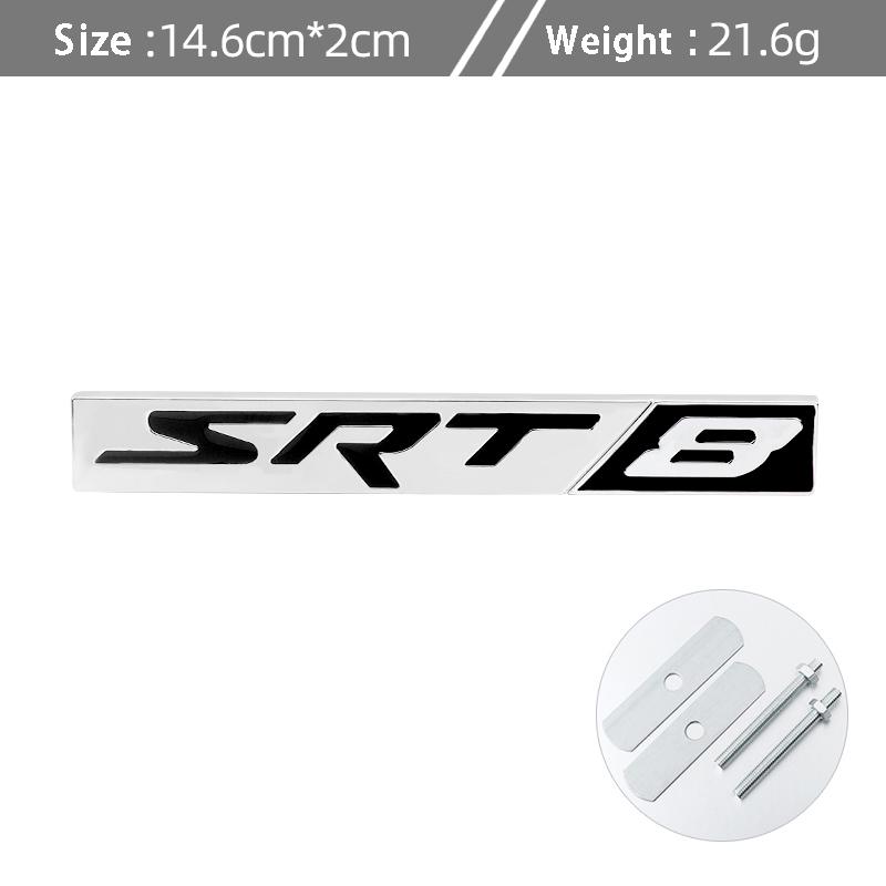 1Pc 3D Metal Sxt6 Sxt8 Badge Emblem Stickers For Ram Caliber Journey Sxt8 Sxt6 Srt6 Srt8 Caravan Car Styling Accessories
