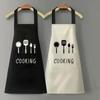Kitchen Apron with Hand Wipe Pockets Waterproof and Oil Proof  for Cooking Baking Chef's Favorite Great for Men Women Adult