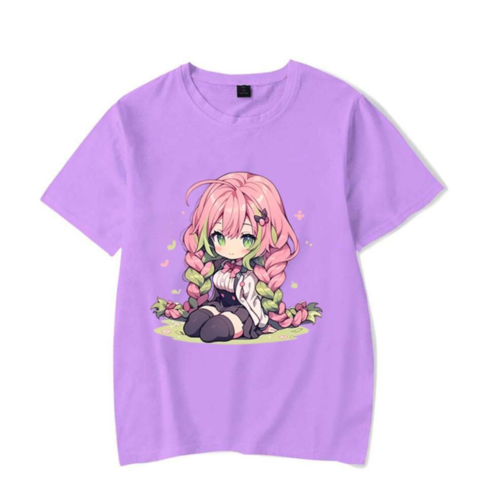 Maglietta Grafica Anime Calda Stampa 3d Moda Donna Magliette Y2k Magliette a Maniche Corte Magliette Carine Estive Top Taglie Forti