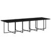 Vidaxl 17-Cz. Garden Furniture Set With Cushions, Black, PE Rattan