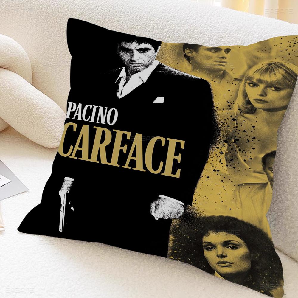 Movie S-scarface Personalized Pillow Cover Kids Bedroom Wild Party Decor Pillowcase Kid Birthday Shower Gift