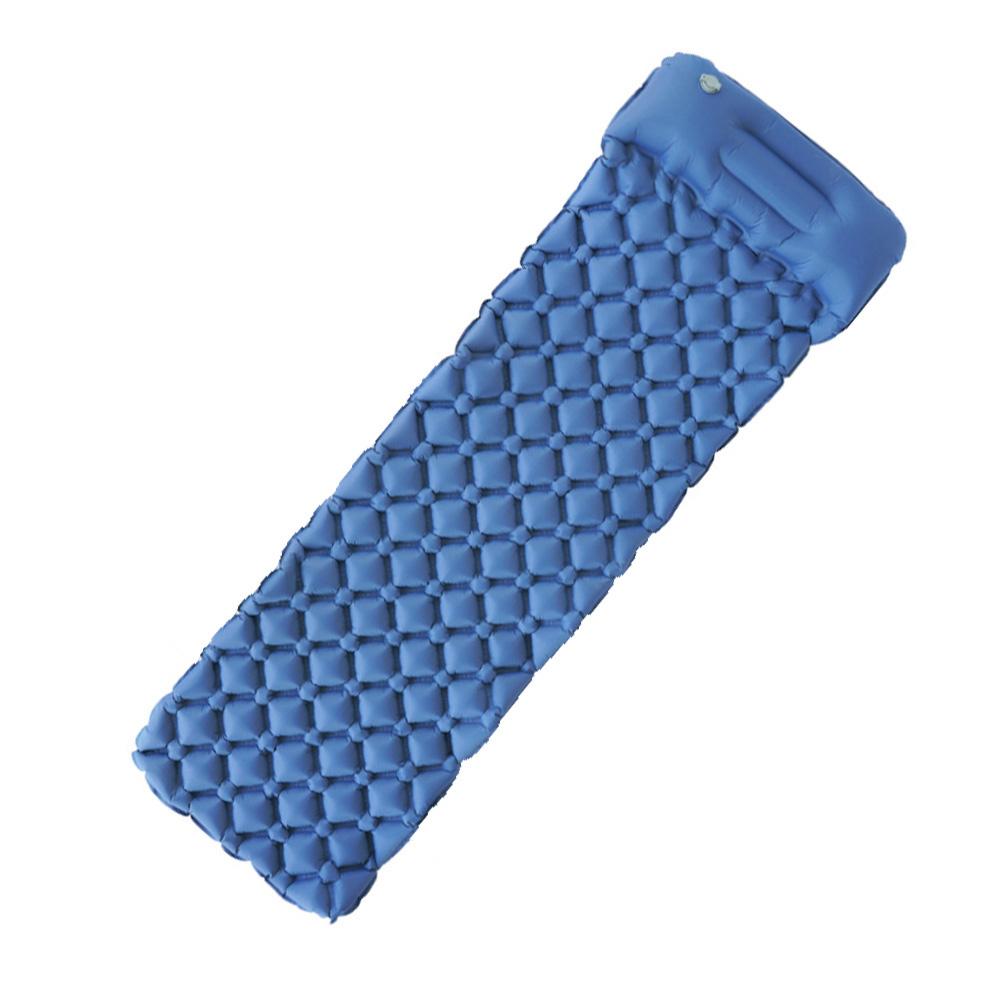 Saltea de dormit de exterior pentru camping, saltea gonflabilă cu perne, saltea de călătorie, pat pliabil, pernă de aer ultralight pentru drumeții și trekking.