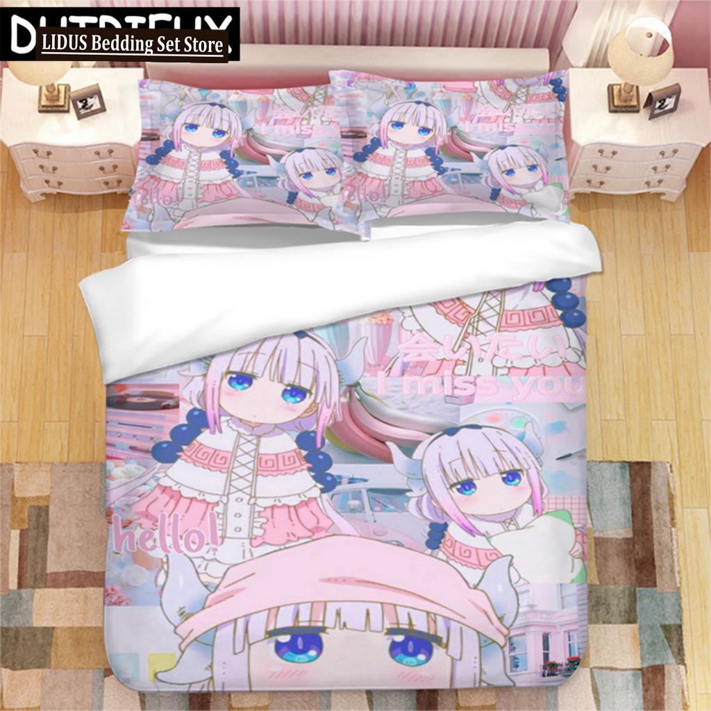 Japonské Anime KannaKamui 3D Tištěný Povlečení Sada Povlaky na Peřinu Povlaky na Polštář Přikrývka Povlečení Postelové Prádlo Povlak na Peřinu 01