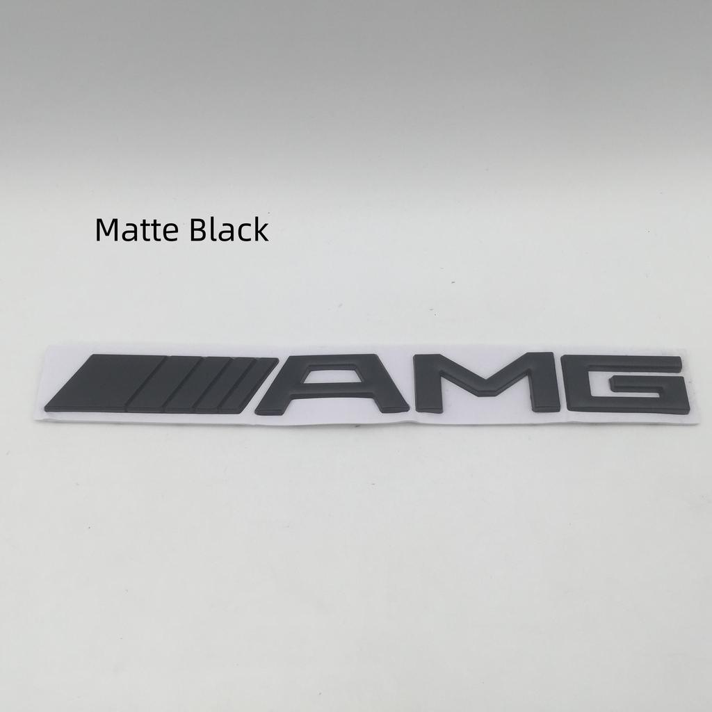1pcs MM217 3D ABS for AMG Car Letters Fender side Emblem Badge rear tail trunk Sticker Decal Styling auto accessories