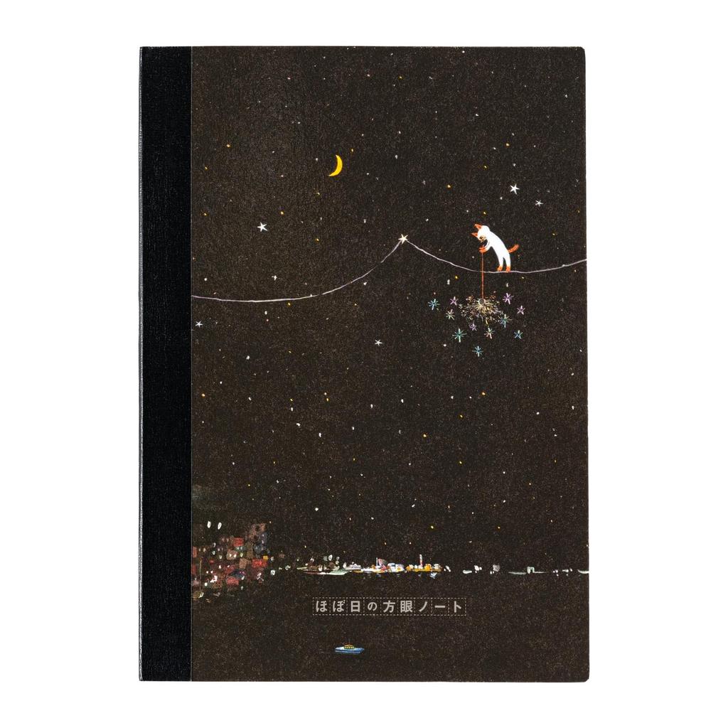 Hobonichi Techo Hiroko Kubota Hobonichi Grid Notebook Sparklers and Stars Falling / (A5) Tonight's