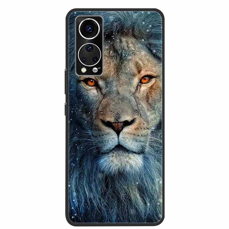 For ZTE Axon 30 Phone Case Cover Cool Wolf Lion Tiger Black Silicone Soft Funda For ZTE Axon 30 Back Cover Case Axon30 5G Coque