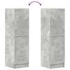 Kitchen Cabinet Concrete Grey 38 X 41.5 X 131.5 Cm Engineered Wood
