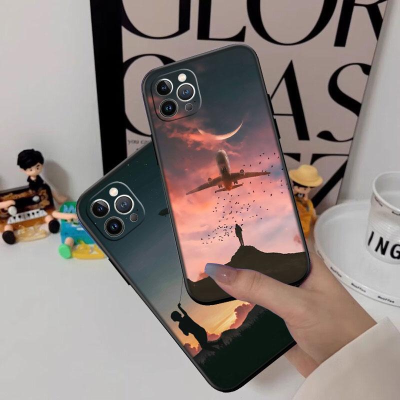 Airplane Aesthetic Art Case for Samsung A11 A12 A13 A15 A52S A53 A55 A56 A70 A71 A72 A73 F06 F16 F56 S10 Plus S10e