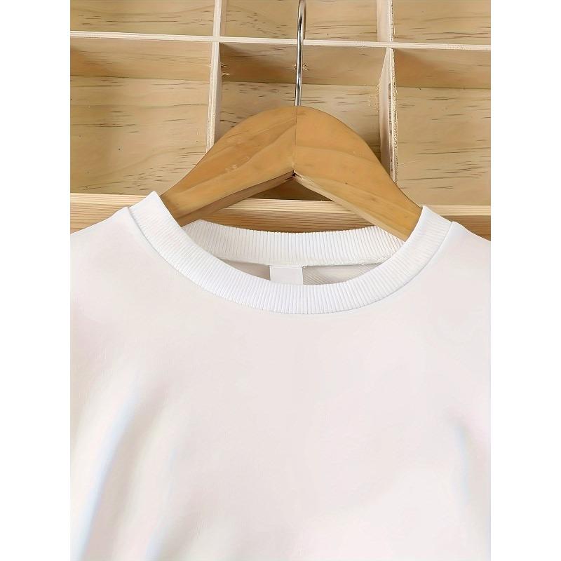 European Sizes Cute Printed Pattern Simple Sweet Beauty Baby Spring Thin Round Neck Hoodie
