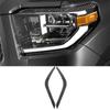 Scheinwerfer Augenbrauen Augenlid Abdeckung Zierleiste Autoaufkleber Kohlefaser Blickfang Für Toyota Tundra 2014 2015 2016 2017 2018 Zubehör