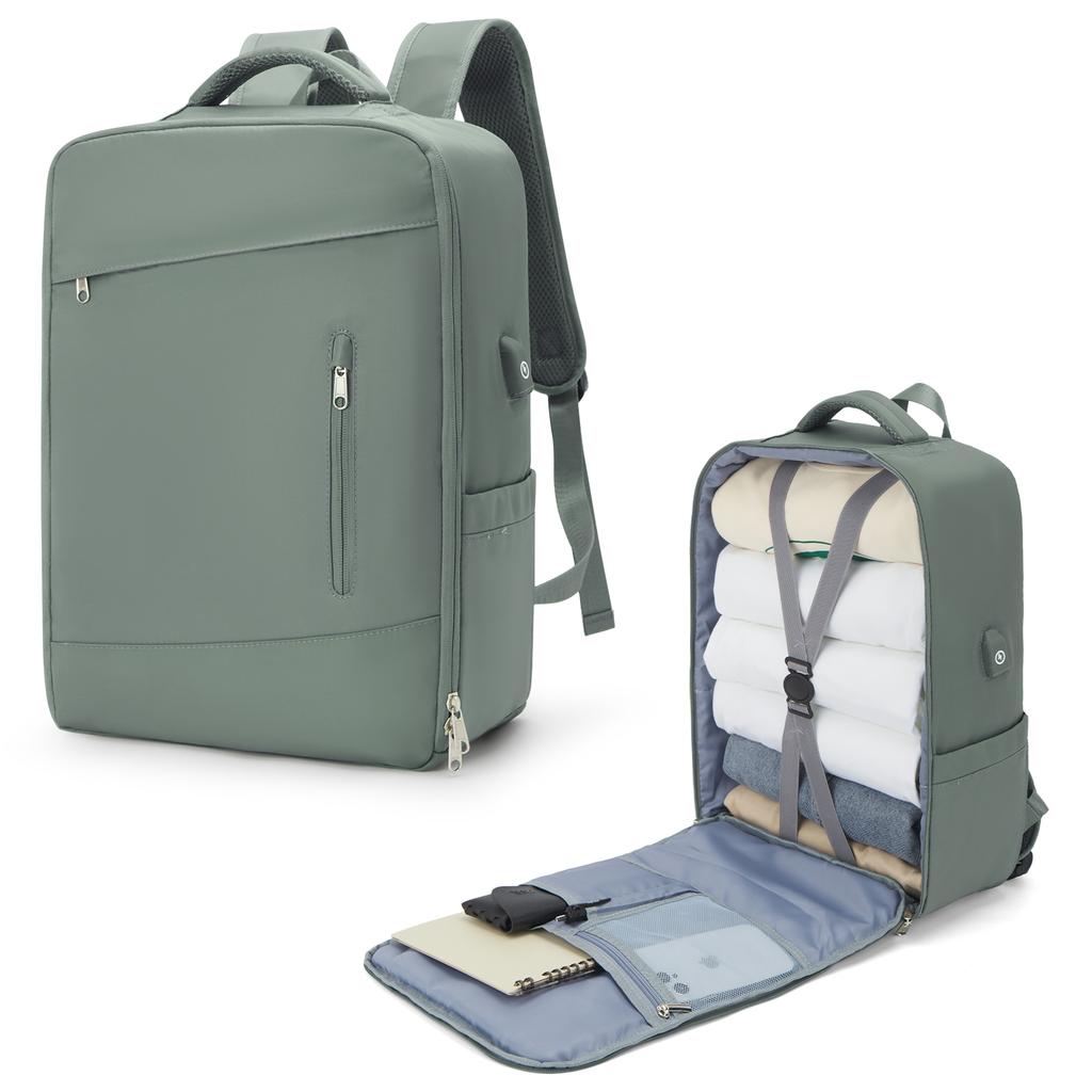 Travel Laptop Backpack Business Sturdy Laptops Backpack With Usb Charging Port Carry On Women Travel Backpack Water-Repellent Bag