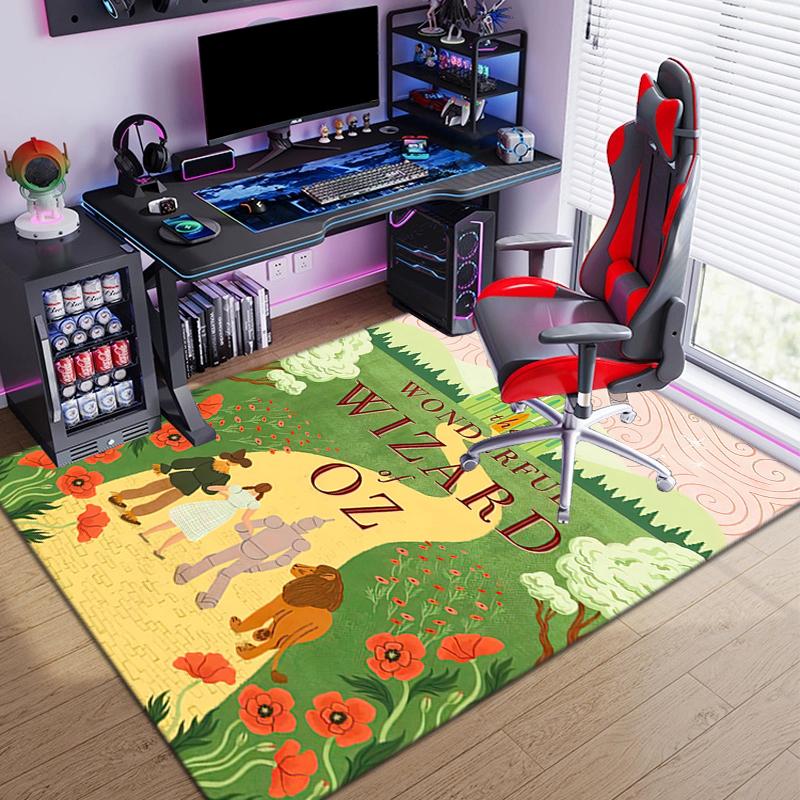1PC The Wizard of Oz Rug - home decoration Carpet For Living Room Bedroom Flooring Computer Chair Area Rug