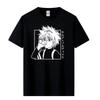 Men's Casual High Quality 100% Cotton T-shirt Tops Kawaii Hunter X Hunter Tshirt Killua Zoldyck
