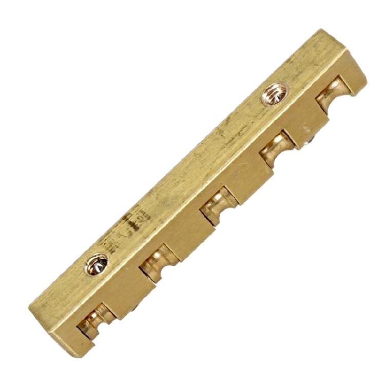 Stable Tuning Brass Nut with Rollers for Electric Bass Adjustable Package Contains Nut Base Hexagonal Wrench
