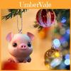 Cute Pig Acrylic Keychain Car Interior Decoration Pendant For Backpack Festive Gift