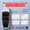 2026 Upgraded for Tesla Model Y New (Juniper) Sunshade Roof Model 3 Accessories Heat Insulation Foldable Glass Sunroof Cover