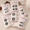 4pcs/set Headwear Black White Dot Hair Clips Cute Geometric Hairpin Sweet Barrettes for Girls