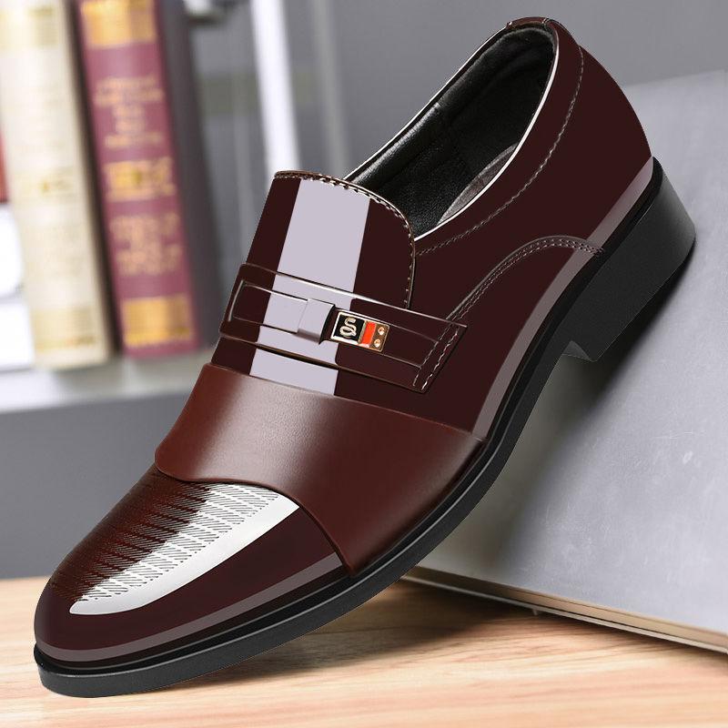 Mens Oxfords Footwear High Quality Leather Shoes For Men Loafers Fashion Business Dress Men Shoes Formal Slip On Dress Shoes