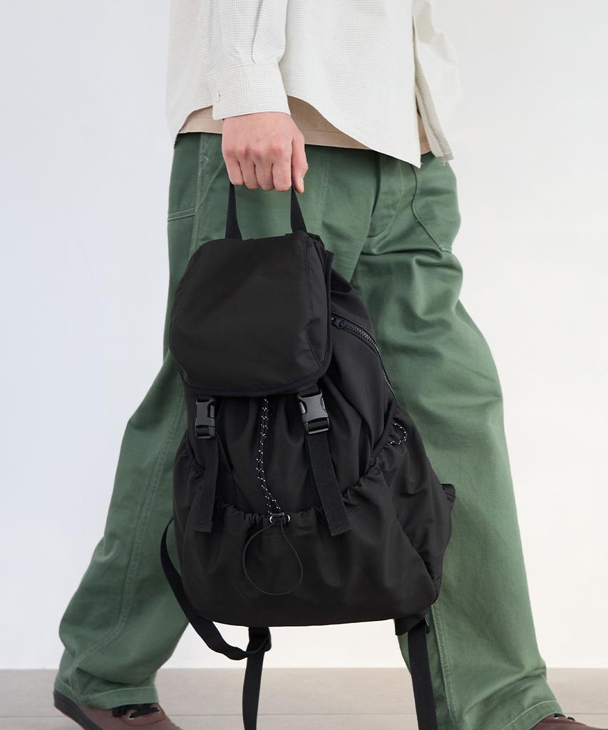 Madgoat City String Backpack_Black
