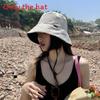 Summer Womens Fisherman Cap With Uv Protection And Cotton Fabric For Face Sunshade And Ventilation
