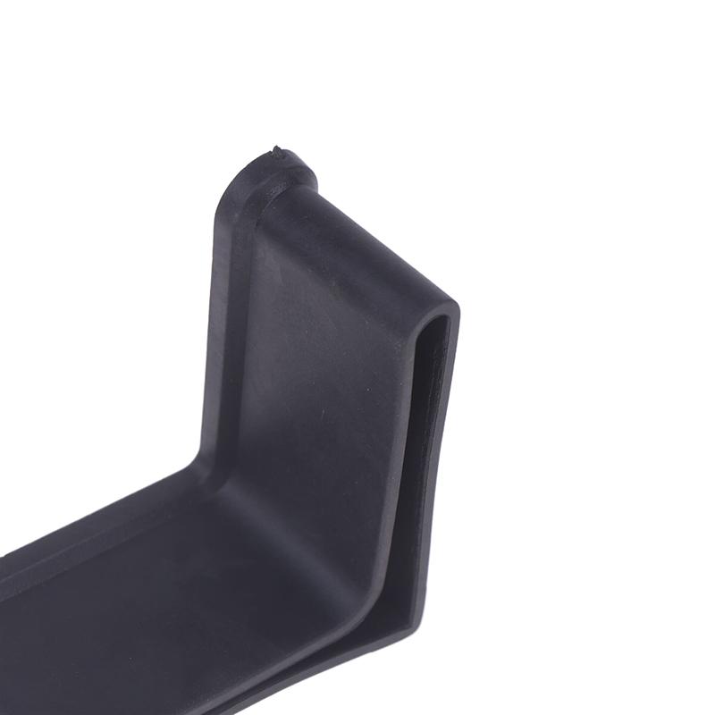 10Pcs L Type Rubber Base Non-Slip Foot Pad Slotted Angle Bar Triangle Feet Shelf Iron Bed Foot Cover Protective Rubber Sleeve