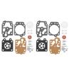 2 Sets Carburetor Diaphragm and Gasket Paper Iron Rubber Carburetor Repair Kit for Walbro 40 5