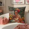 Artistic Painter FFrida KKahlo Cushion Cover Pillowcase Short Plush Invisible Zipper Room Sofa Cushion Cover