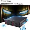 OImaster 4 Bays 2.5   SATA HDD SSD Hard Drive Mobile Rack Backplane with Key Lock Locker Function Support Hot Swap
