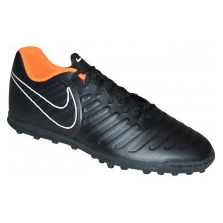Nike Tiempo Legend 7 Club TF Comfortable Versatile Non-Slip Durable Shock Absorbing Breathable Soccer Shoes Men sneaker Black AH7248-080